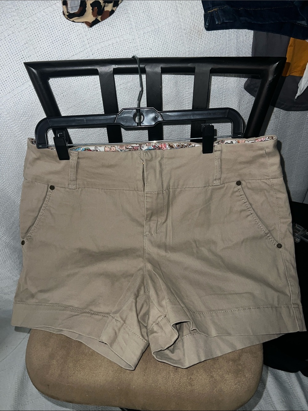 one 5 one Tan Women's Chino Bermuda Shorts